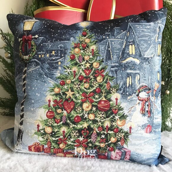 Choose 1 CALDEIRA Luxury Cross-stitch Embroidered Tapestry Pillow - Picture 5 of 12